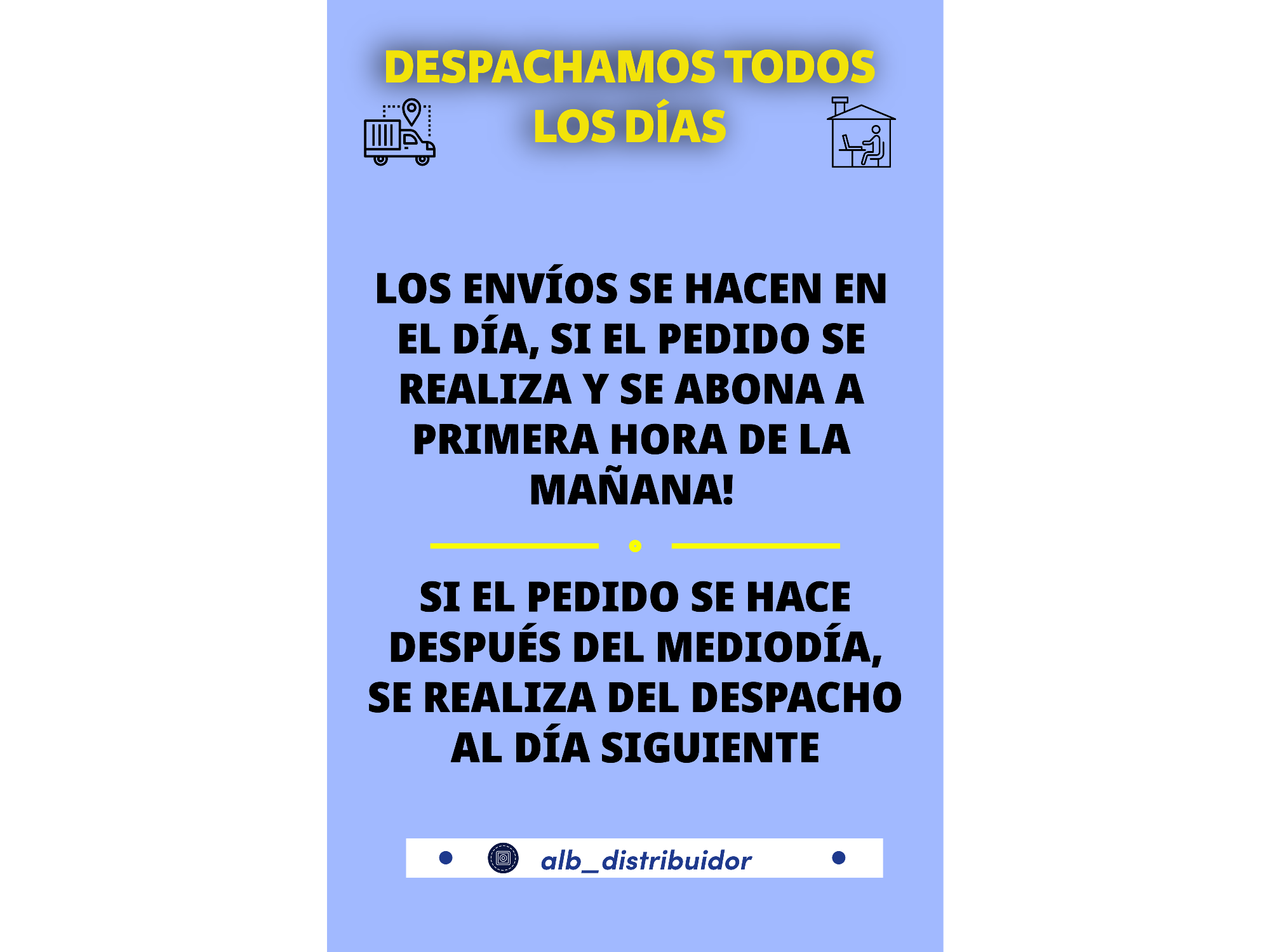 DIAS DE ENVÍOS🚚📦