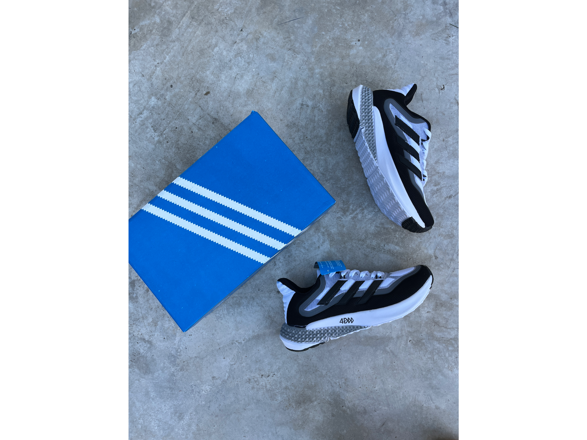 ADIDAS 4D- blanco/negro