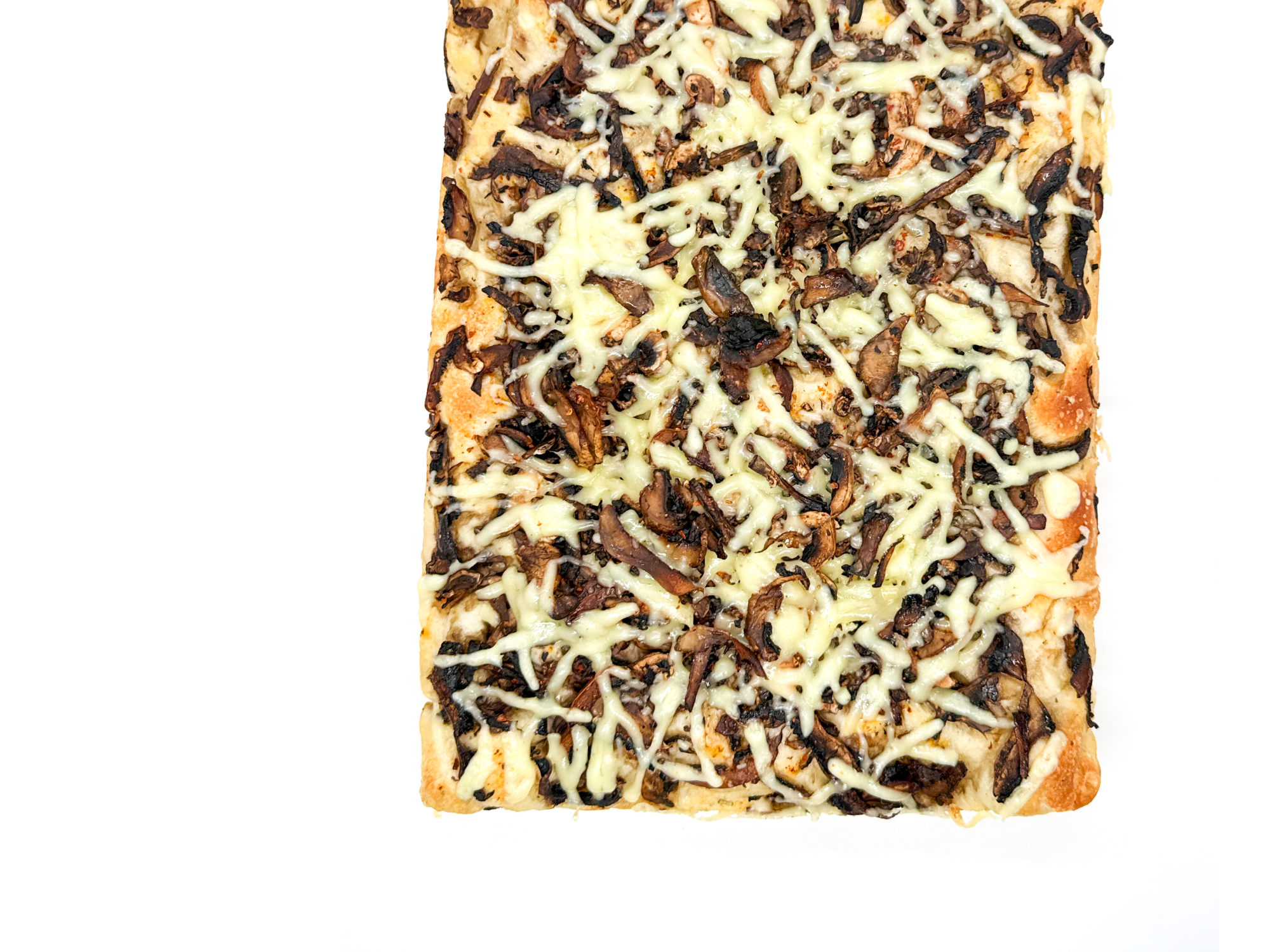 Focaccia PORCION champis gratinados