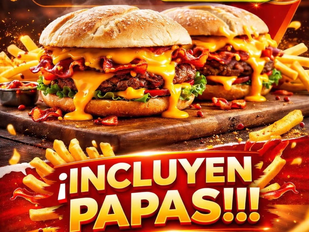 PROMO 4 HAMBURGUESAS TAMAÑO TRADICIONAL