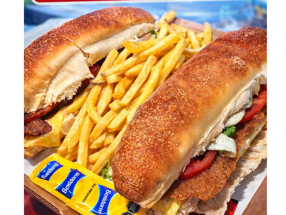 SUPER SANGUCHE COMPLETO PARA 2