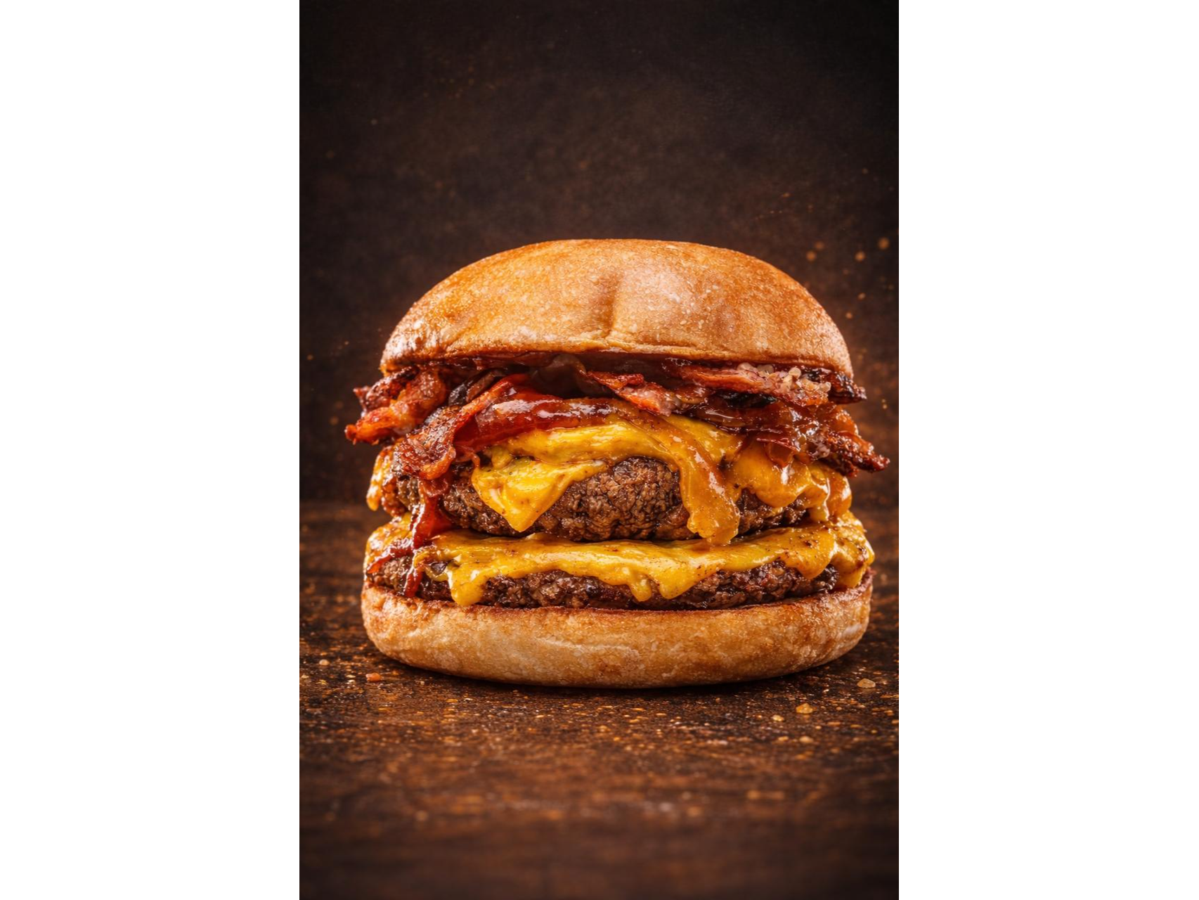 4 HAMBURGESAS DOBLES GIGANTE