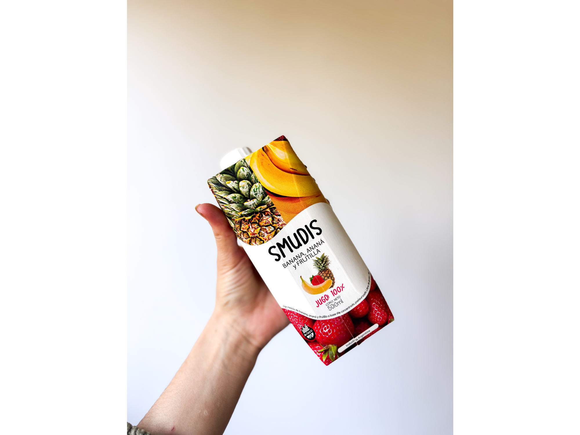 Smudis banana, frutilla y anana