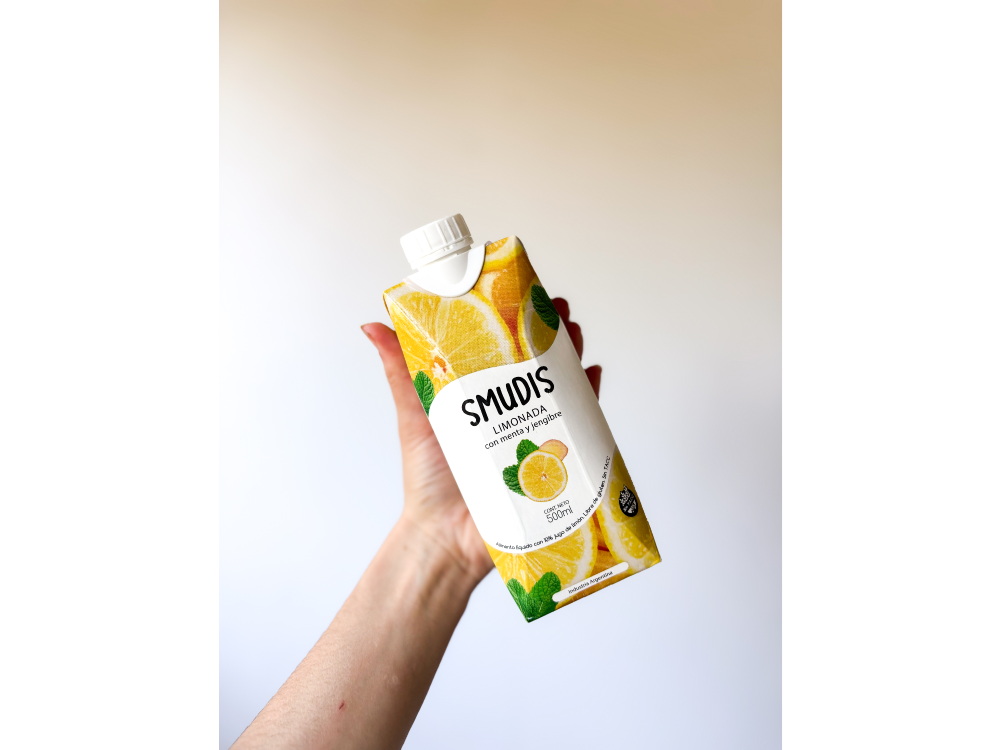 Smudis Limonada con menta y jengibre