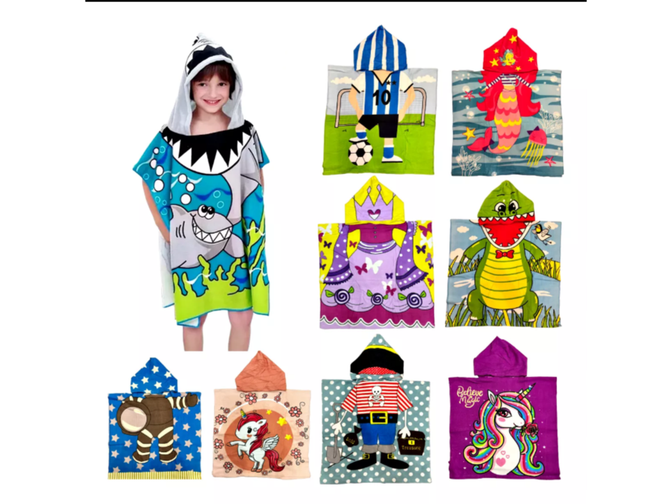 Poncho toalla infantil