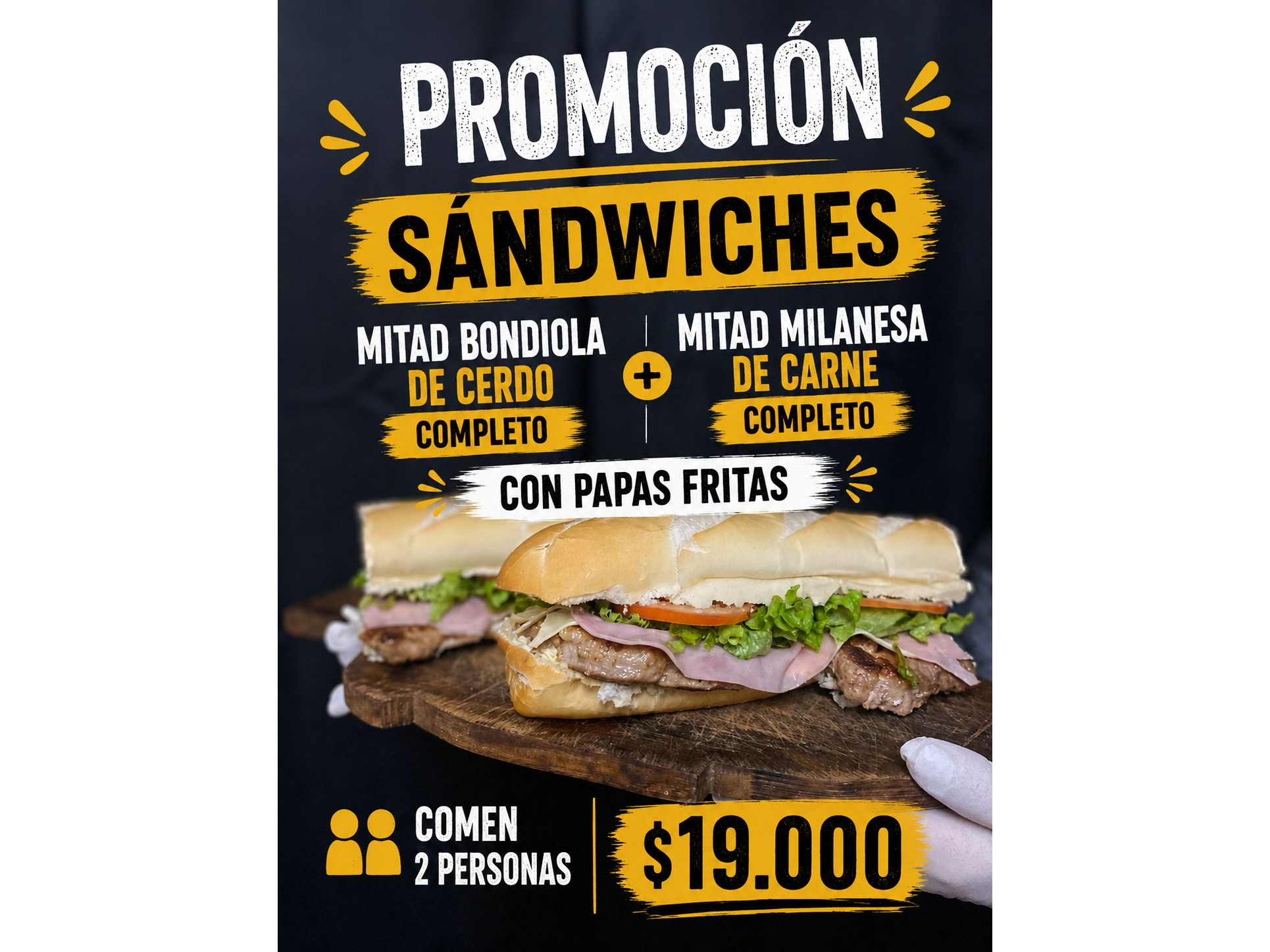 MITAD MILA MITAD BONDIOLA COMPLETO