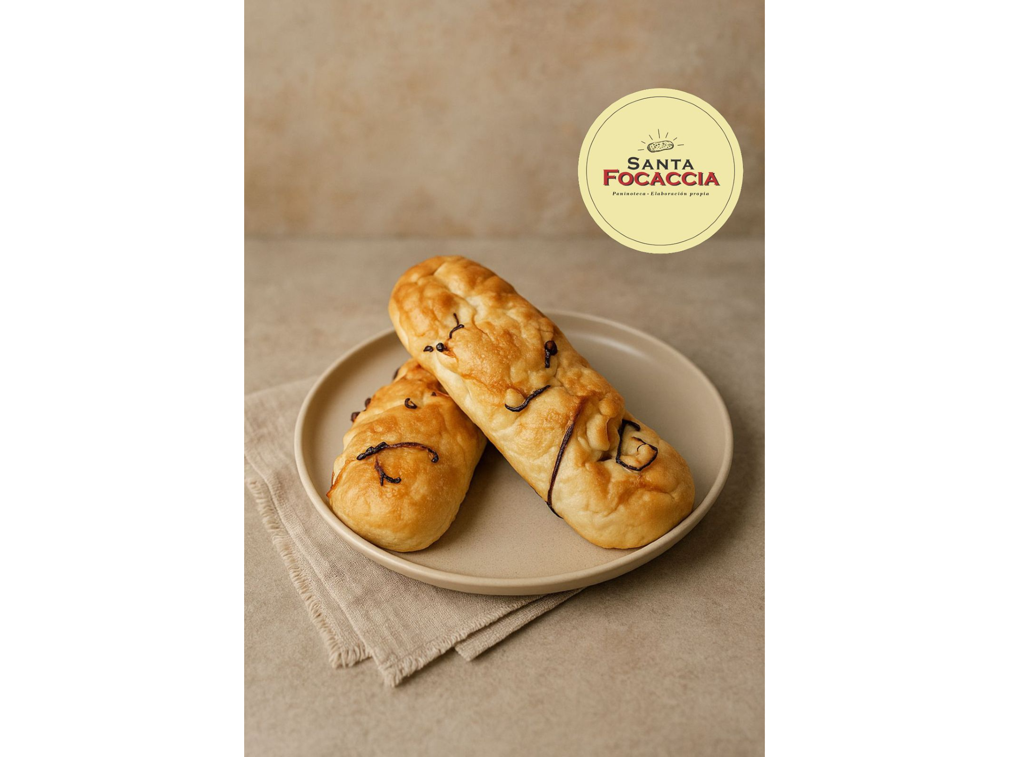 Pan para sandiwch con cebolla x3 unid