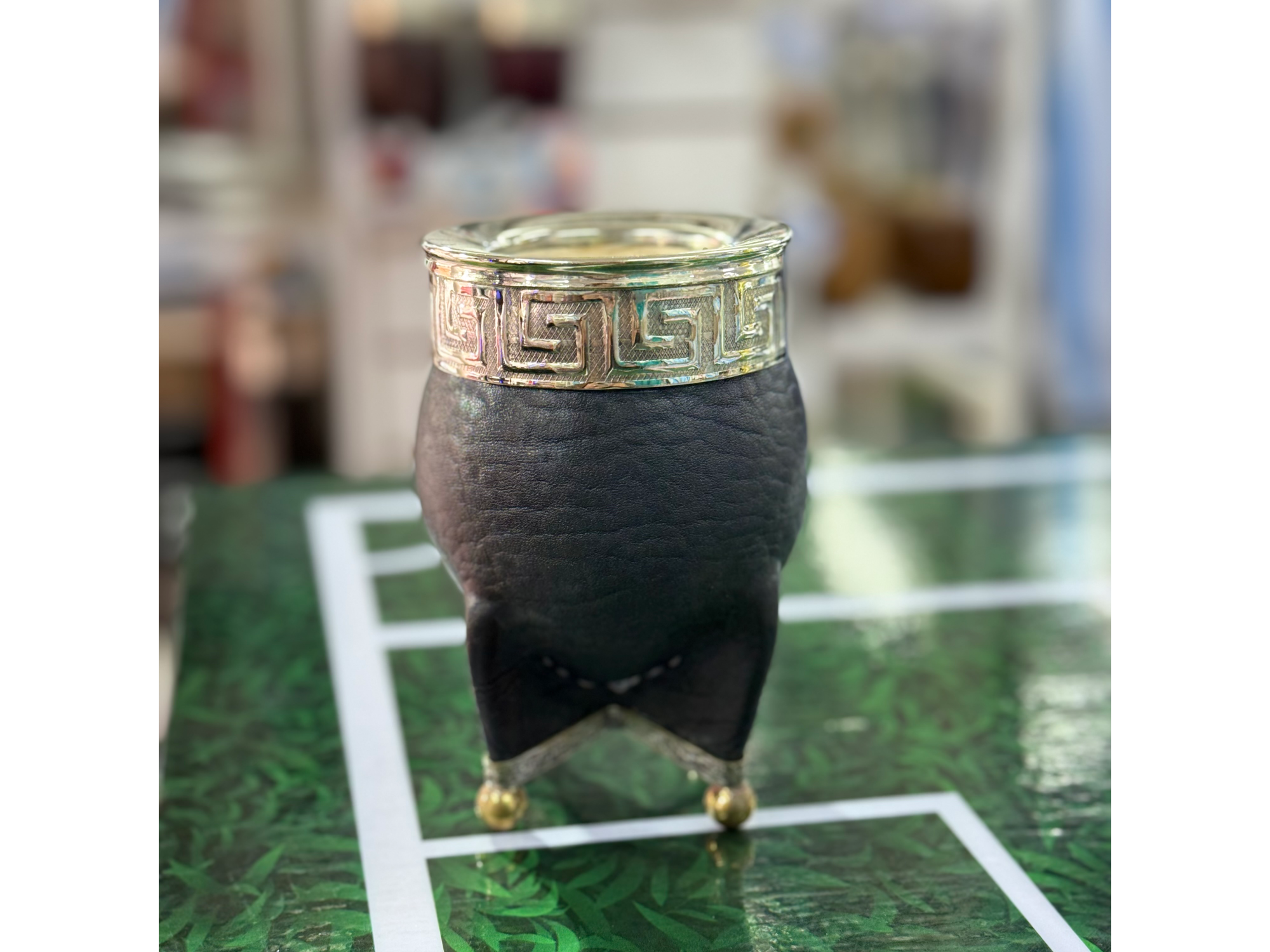 MATE IMPERIAL LISO  CON BASE BOLITA