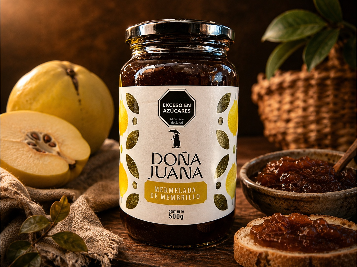 Mermelada de Membrillo Artesanal por 500g (Doña Juana)