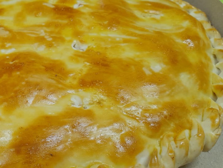 Tarta de pollo.