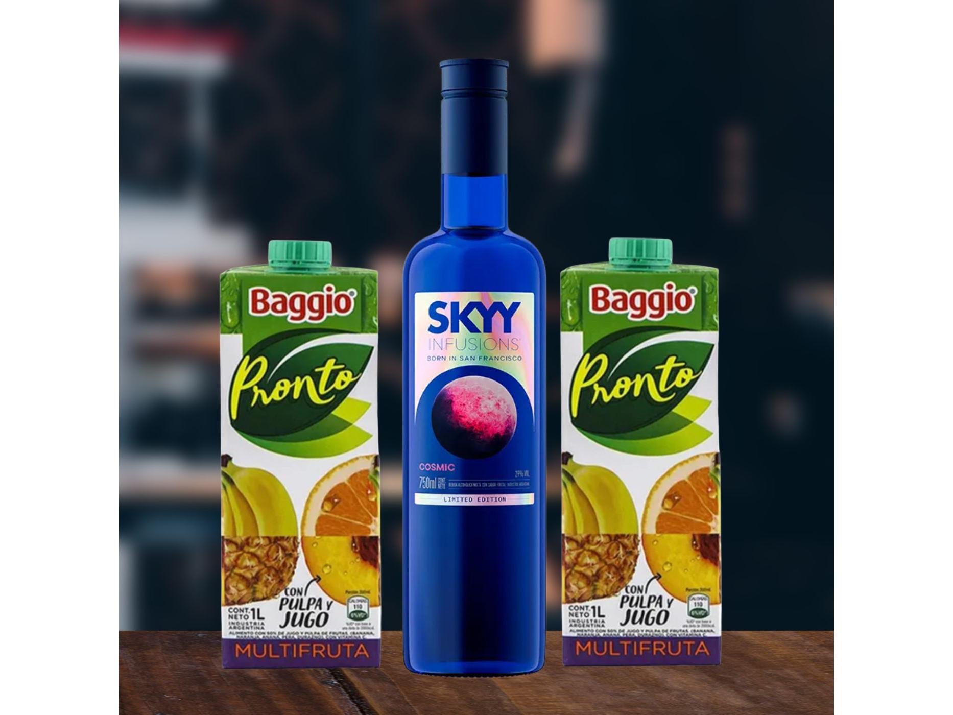 COMBO (SKYY SABORIZADO + 2 BAGGIO 1L)