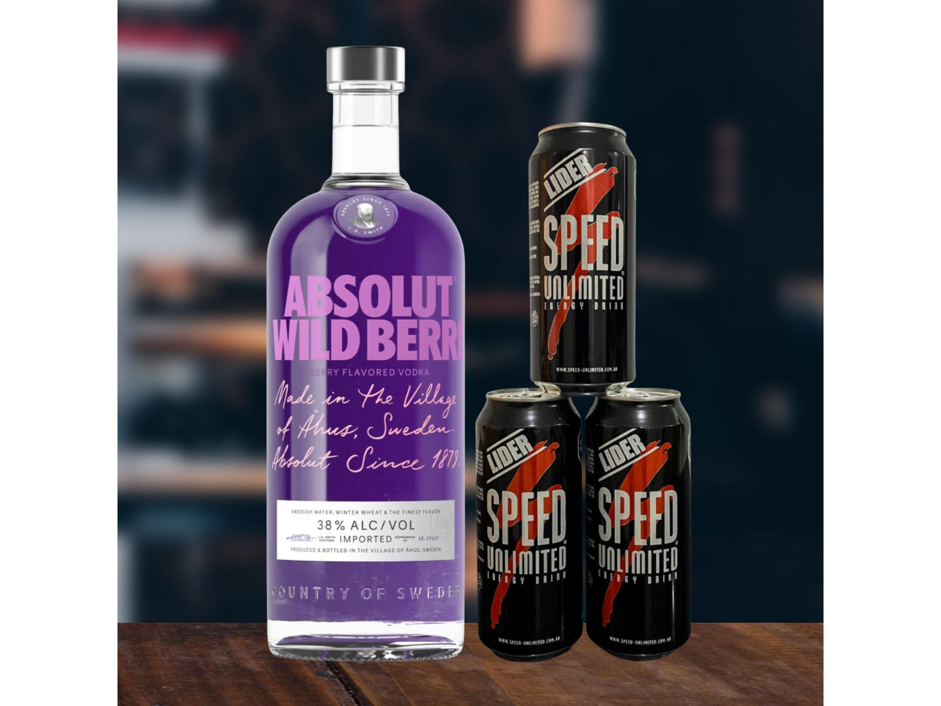COMBO (ABSOLUT SABORIZADO + 3 SPEED XL)