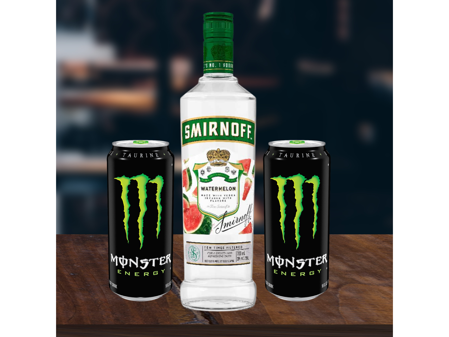 COMBO (SMIRNOFF SABORIZADO + 2 MONSTER)