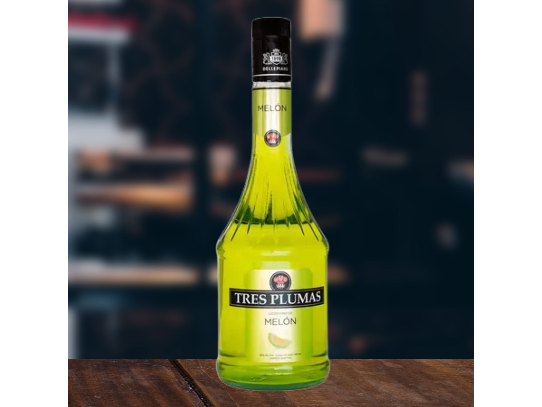 LICOR DE MELON TRES PLUMAS 700ml