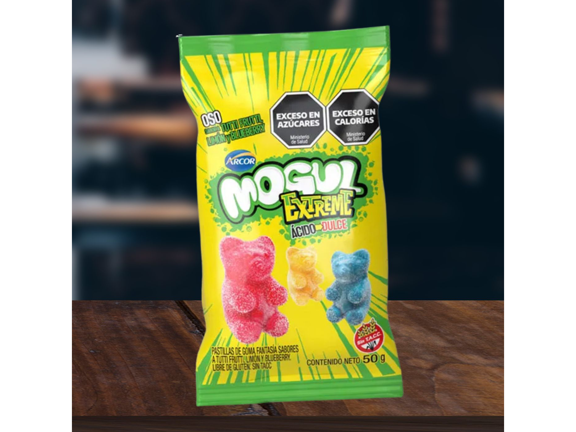 GOMITAS ACIDAS MOGUL OSITOS 50g