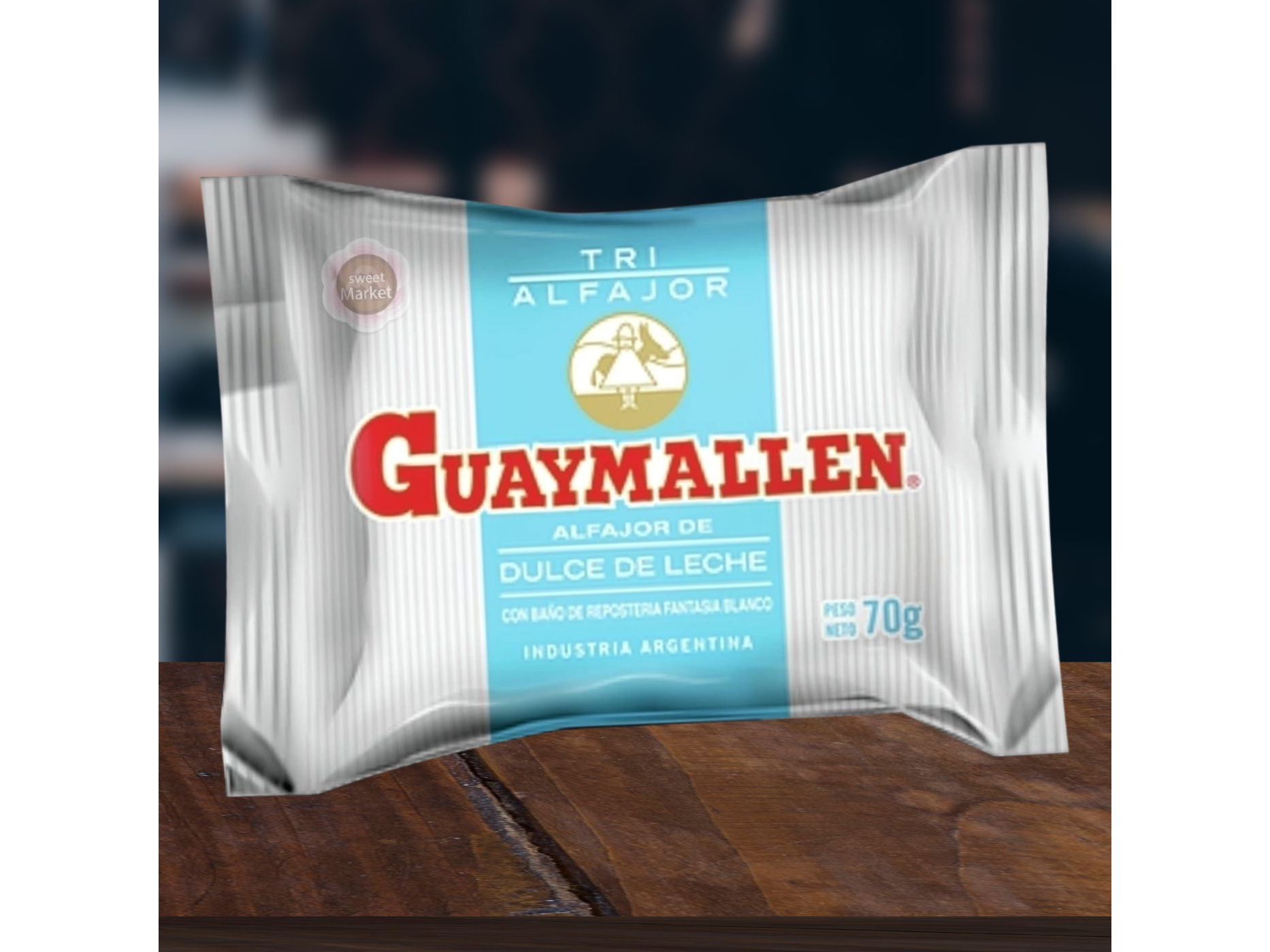 ALFAJOR GUAYMALLEN TRIPLE BLANCO