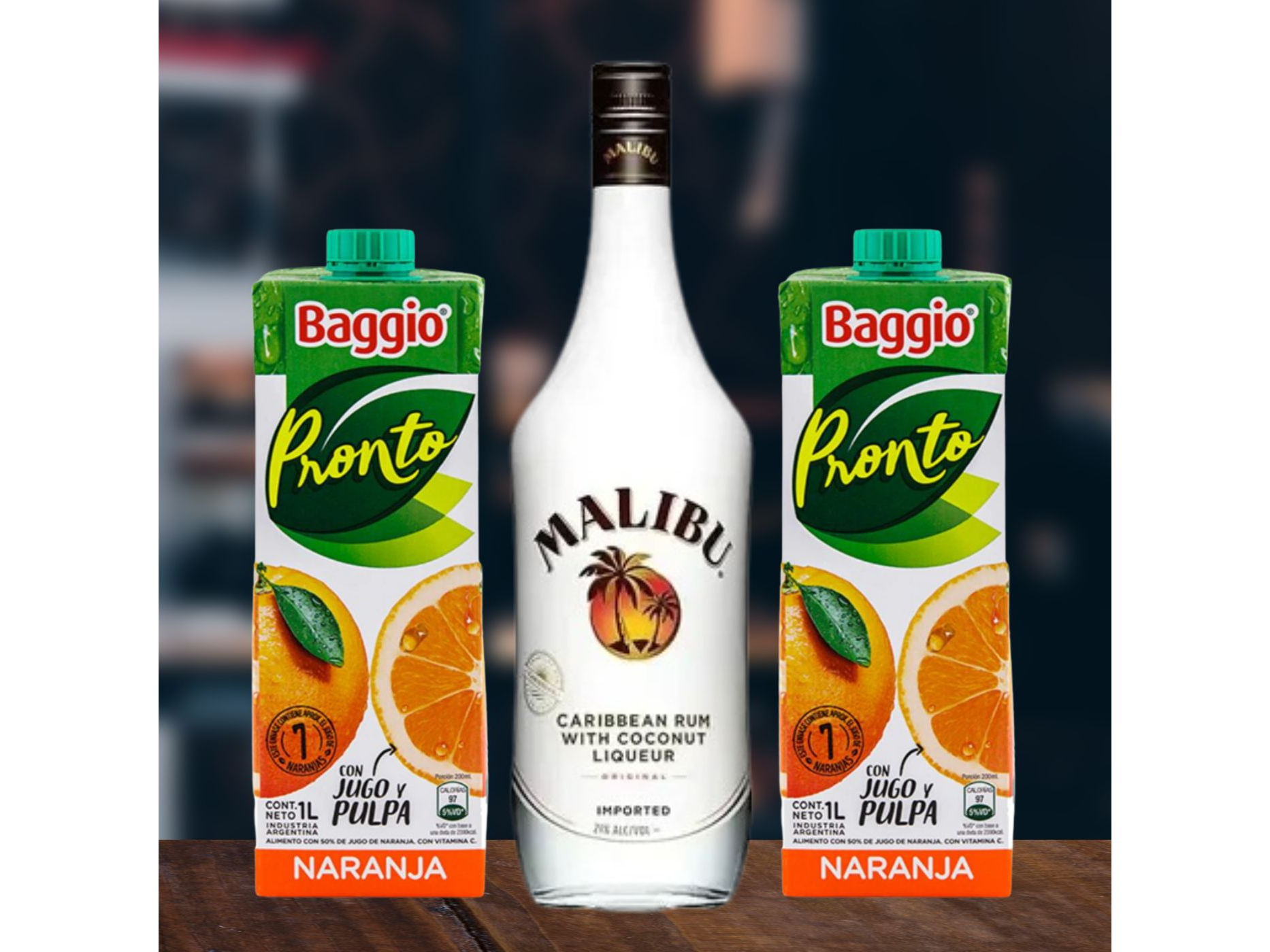 COMBO (MALIBU + 2 BAGGIO 1L)