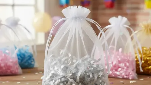 BOLSAS DE ORGANZA / TUL (PAQUETE x50 unidades)