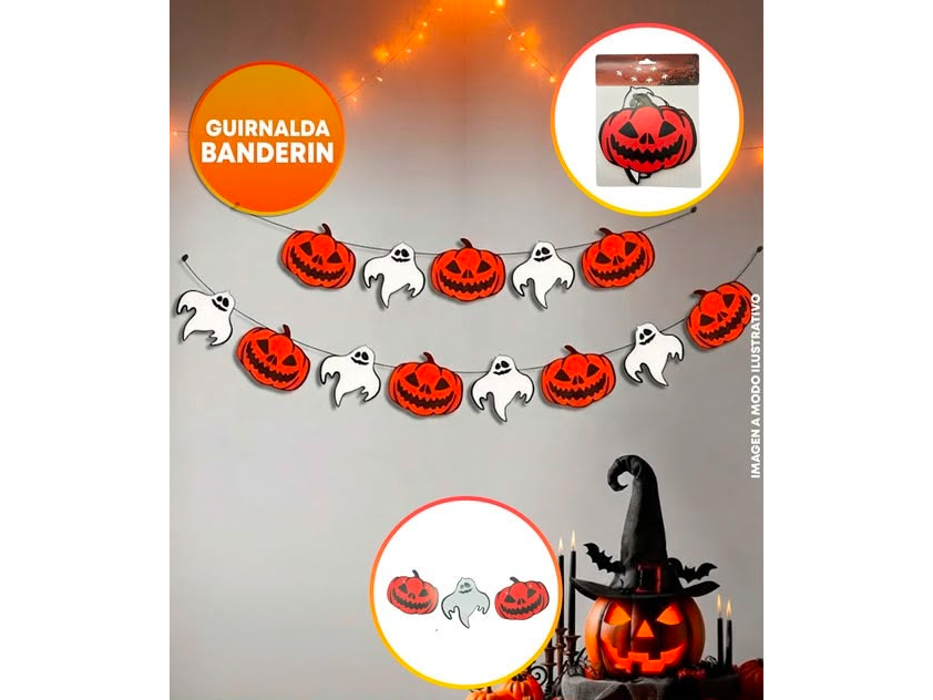 Guirnalda Calabaza / Fantasma