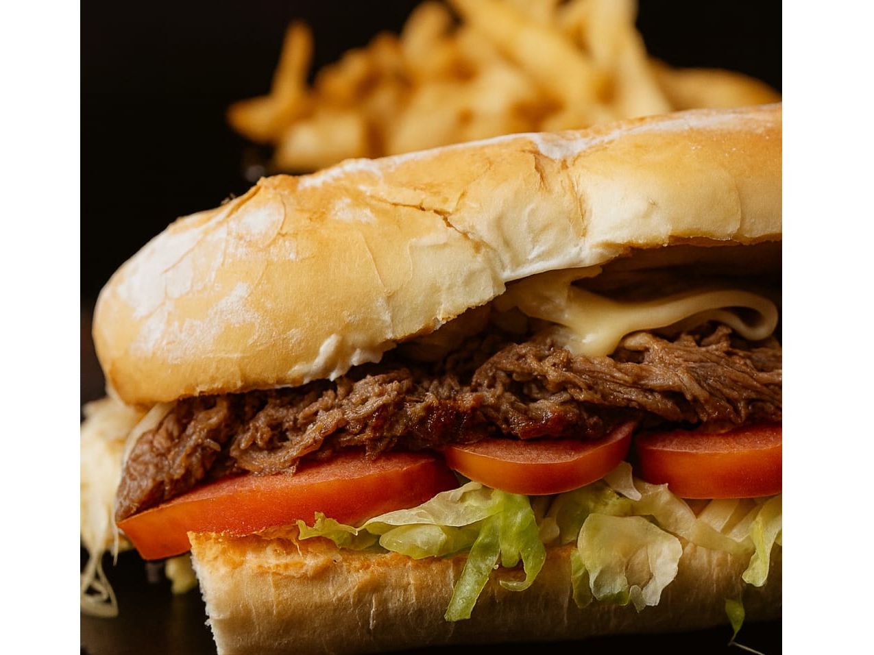 2  LOMOS VACIO BRASEADO MEDIANOS c/ papas