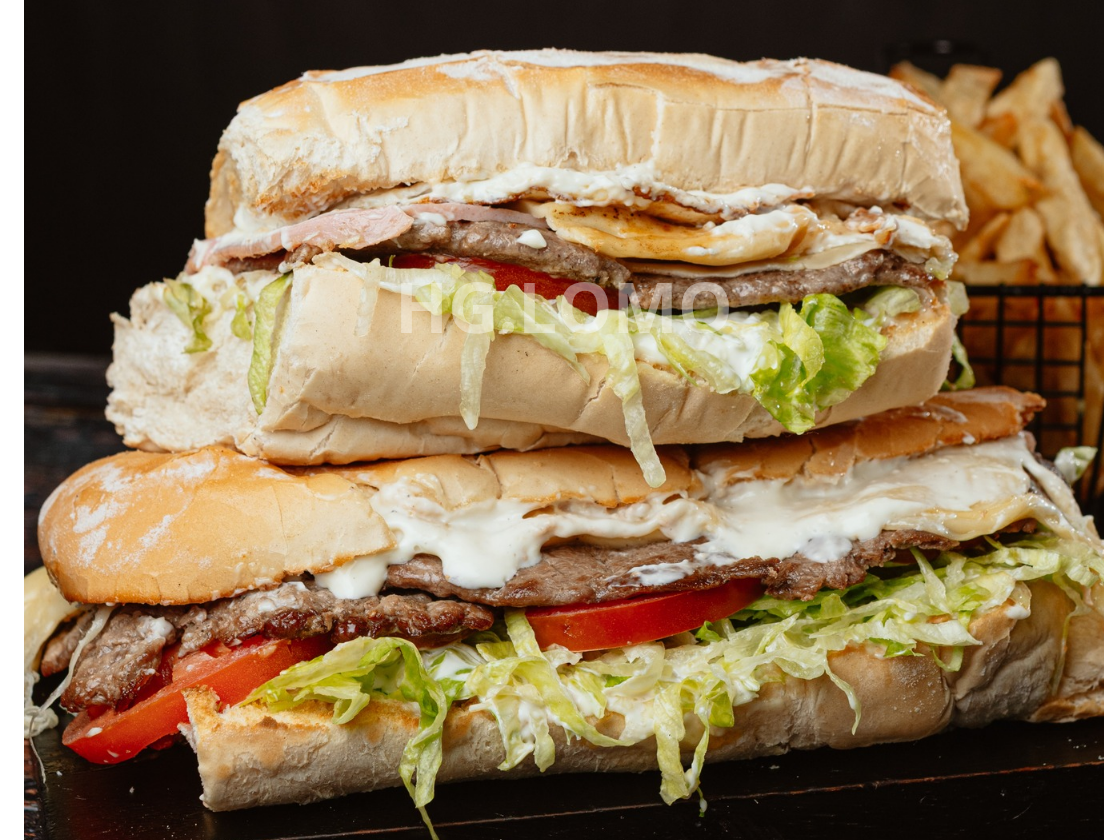 4X3 EN LOMO COMPLETO MEDIANO C/ PAPAS