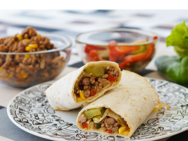 ITALIAN BURRITO + PAPAS Y MAYO