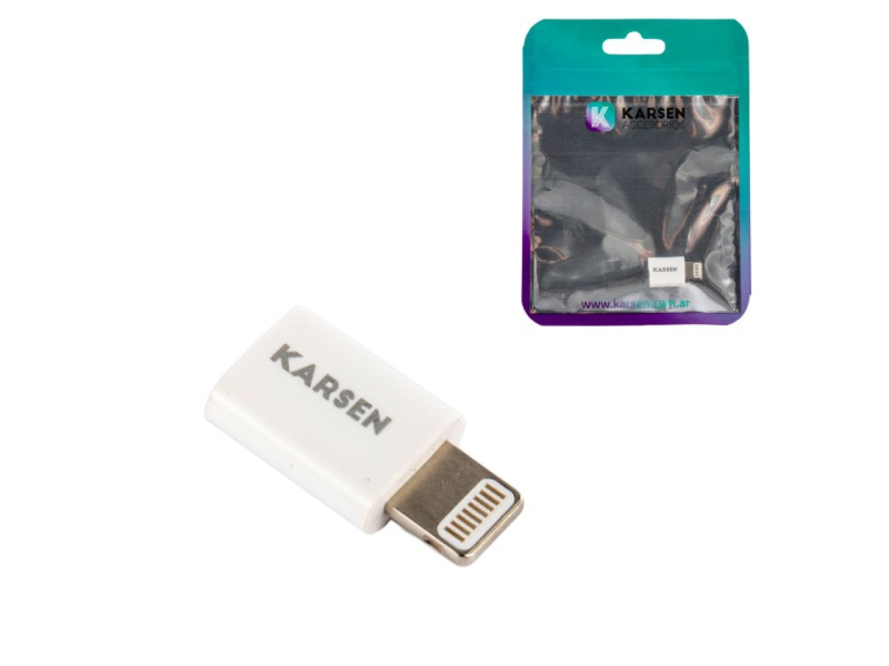 ADAPTADOR MICRO USB A IPHONE