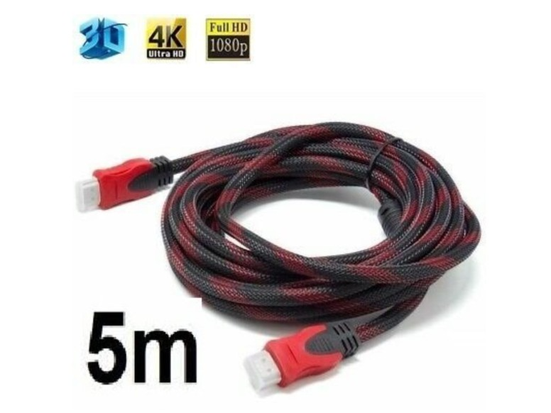 CABLE HDMI 5 MTS MALLADO