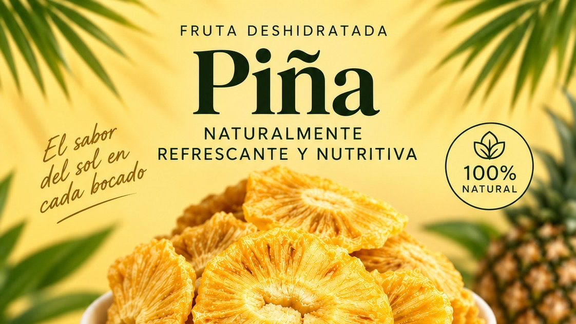 Piña deshidratada