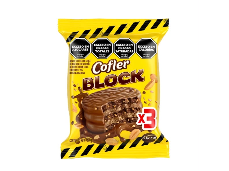 Alfajor Cofler Block X3