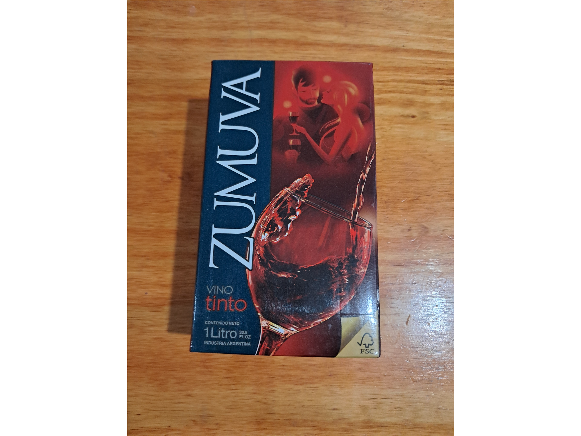 Vino en caja Zumuva 1L