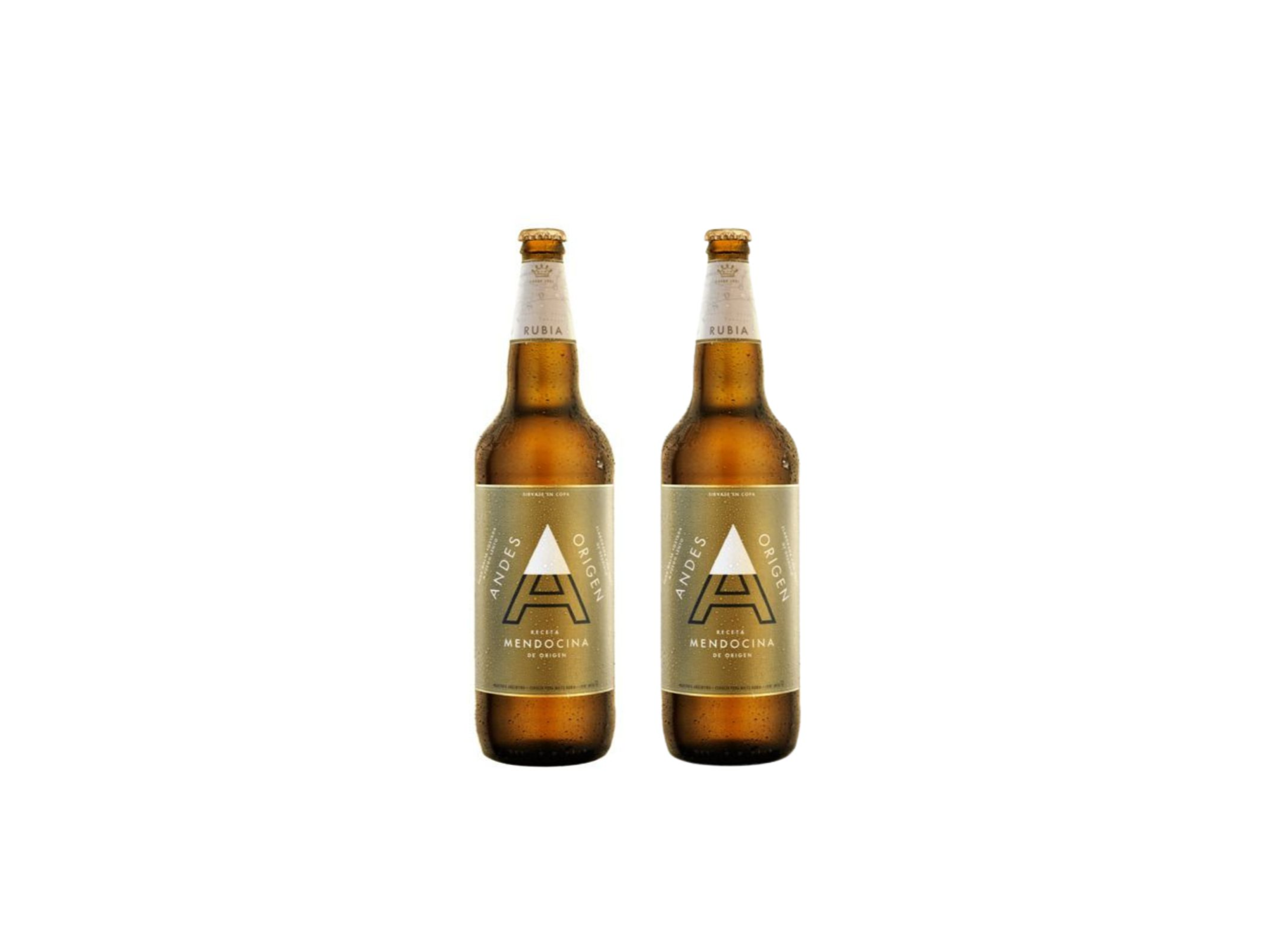 2 Cervezas Andes Origen 1L