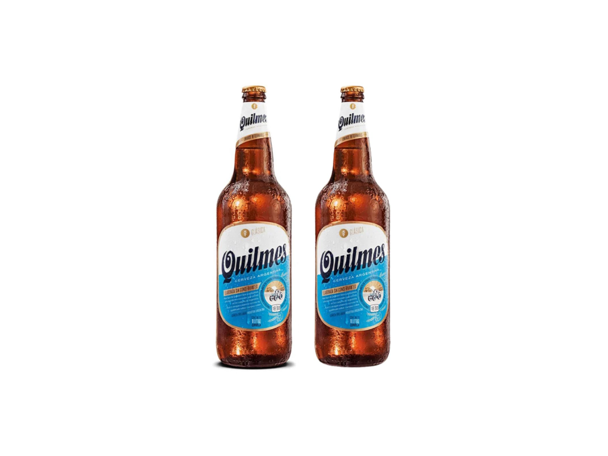 2 Quilmes Clasicas Retornable 1L