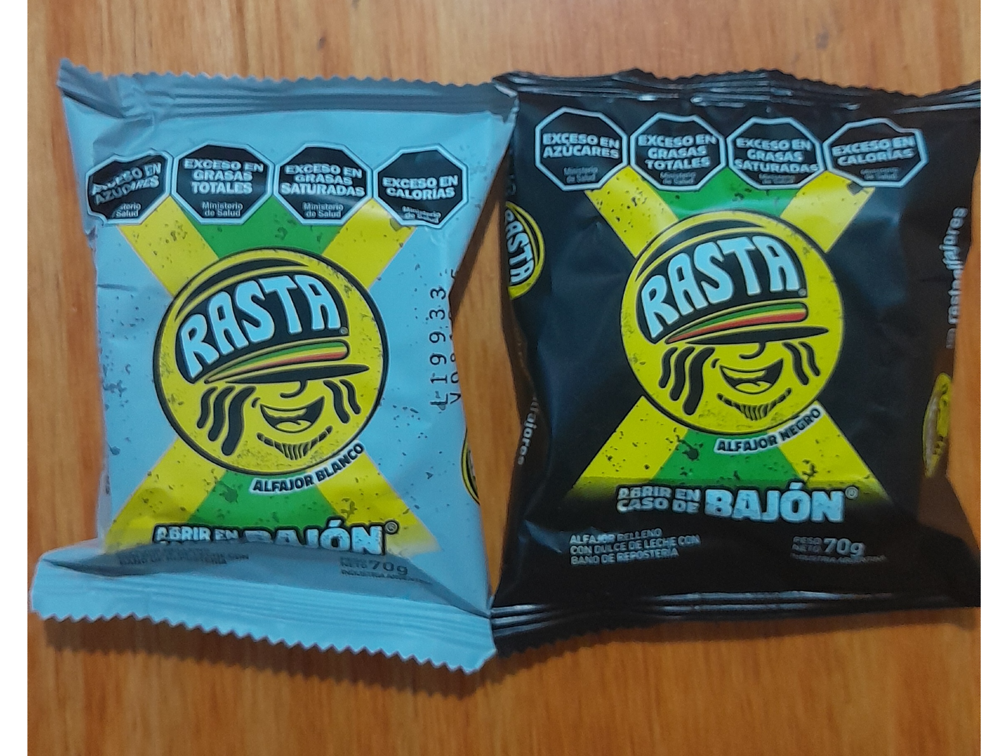 Alfajor Rasta 70gr