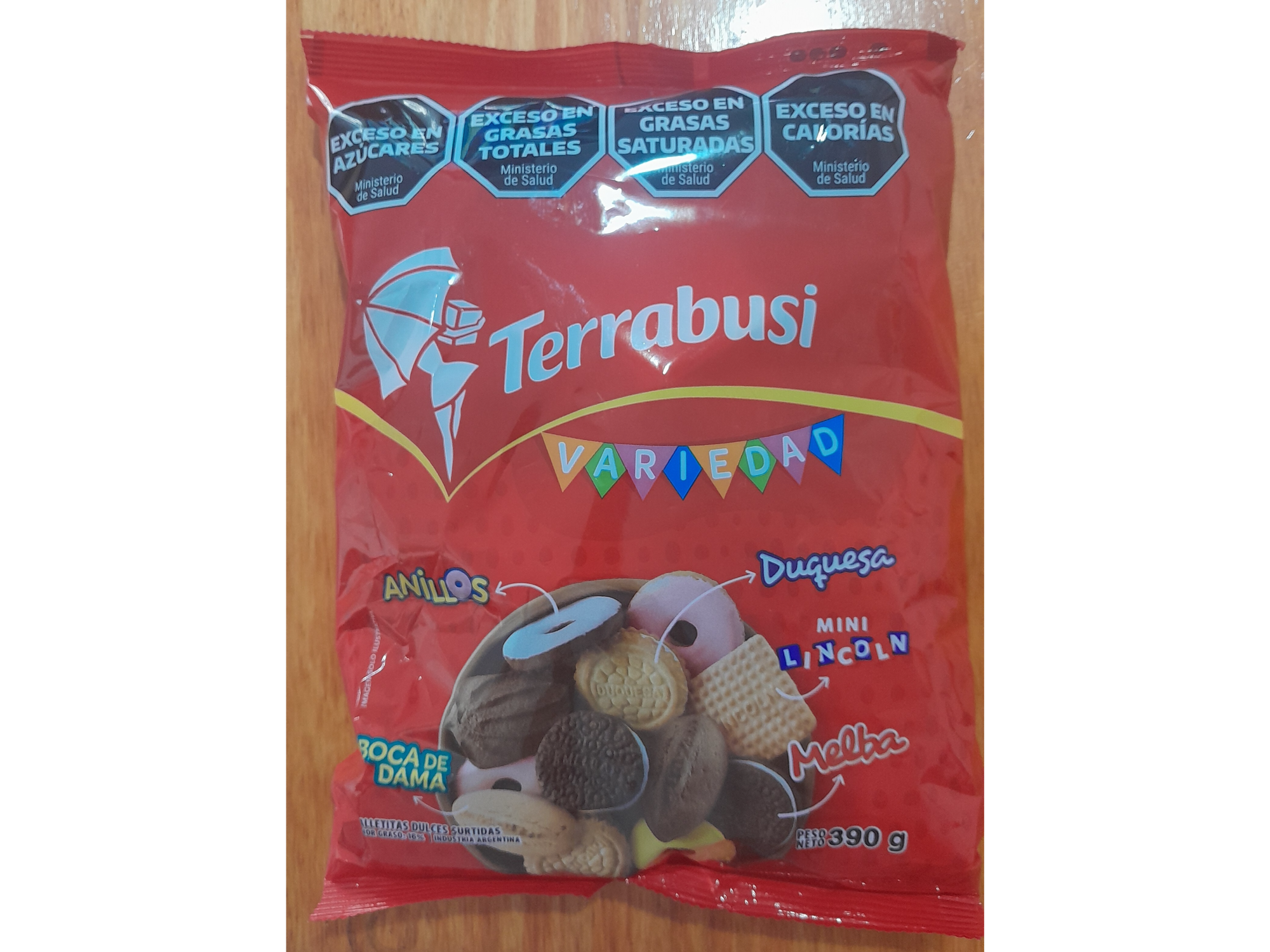 Galletas Variedad Terrabusi 390 g