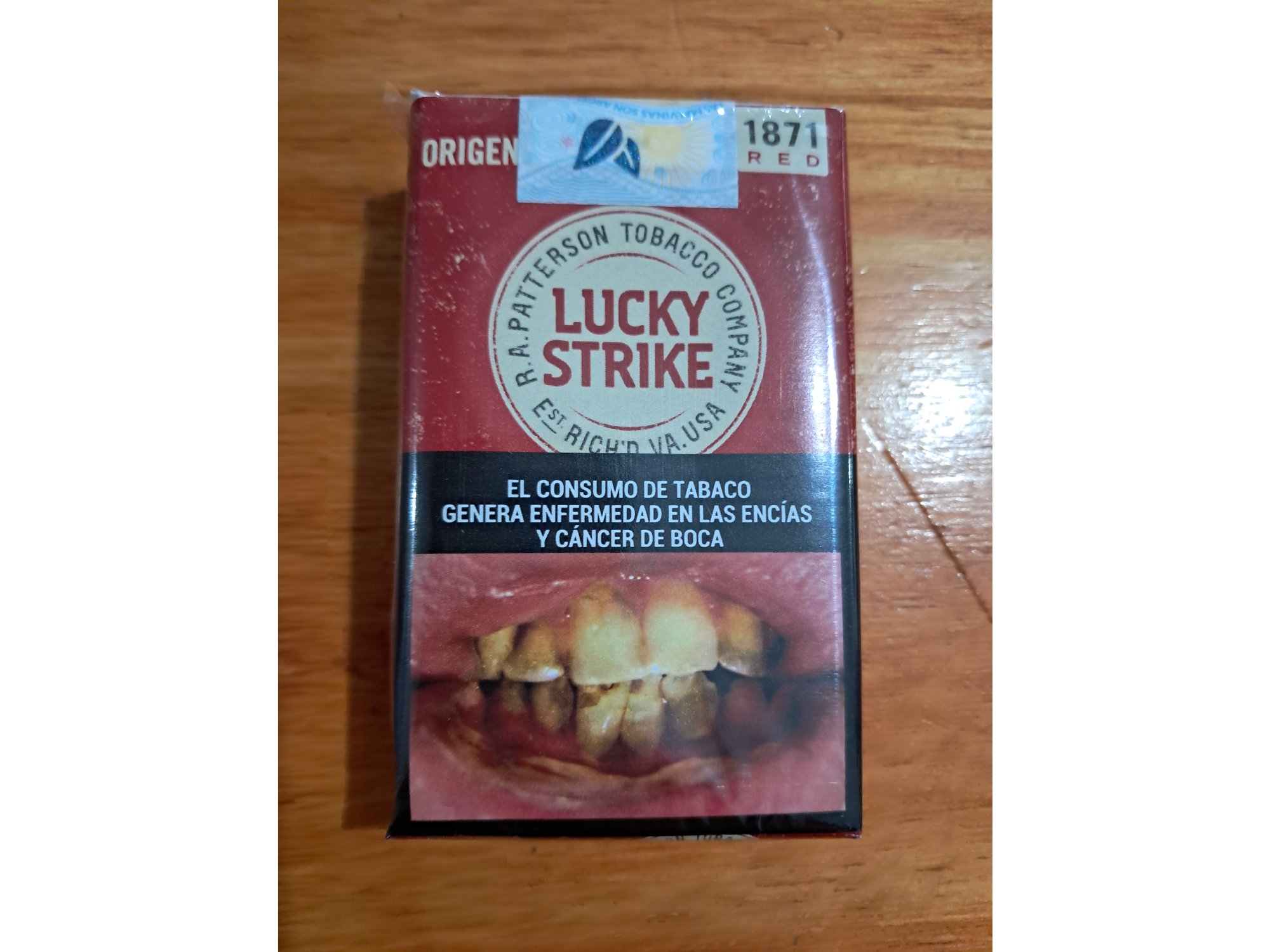 Cigarrillo Origen lucky Strike 20u
