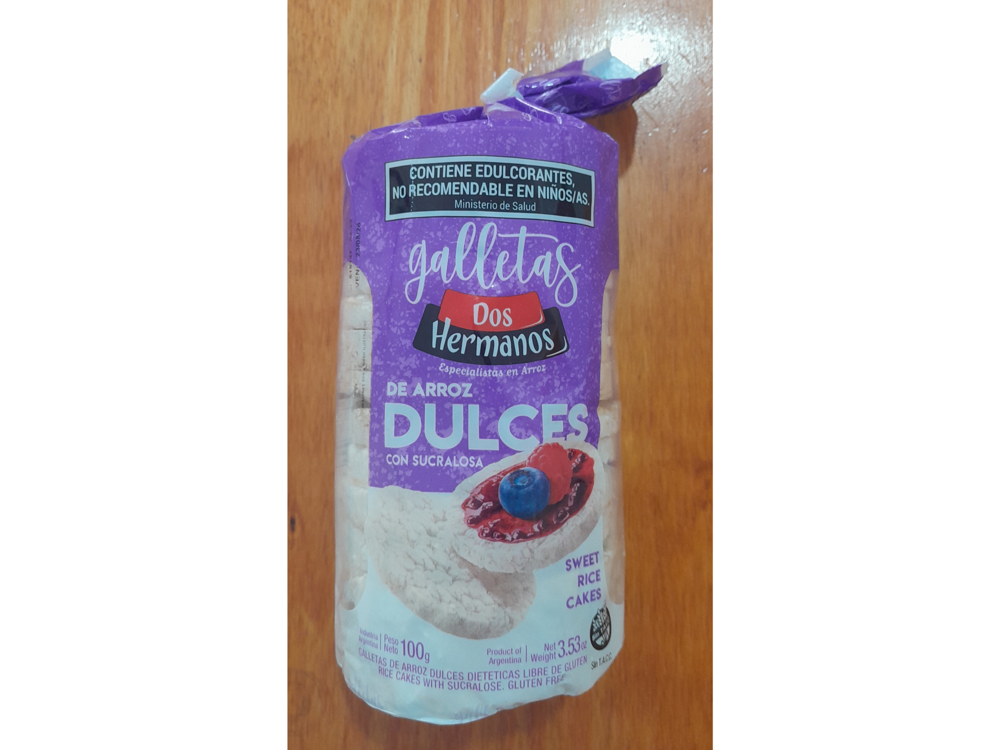 Galletas de Arroz Dos Hermanos