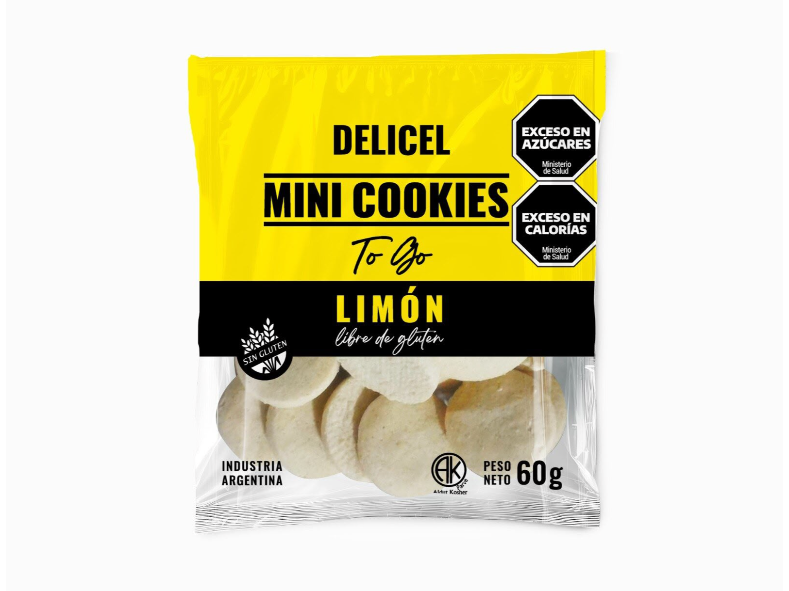 Mini Cookies Delicel 60g