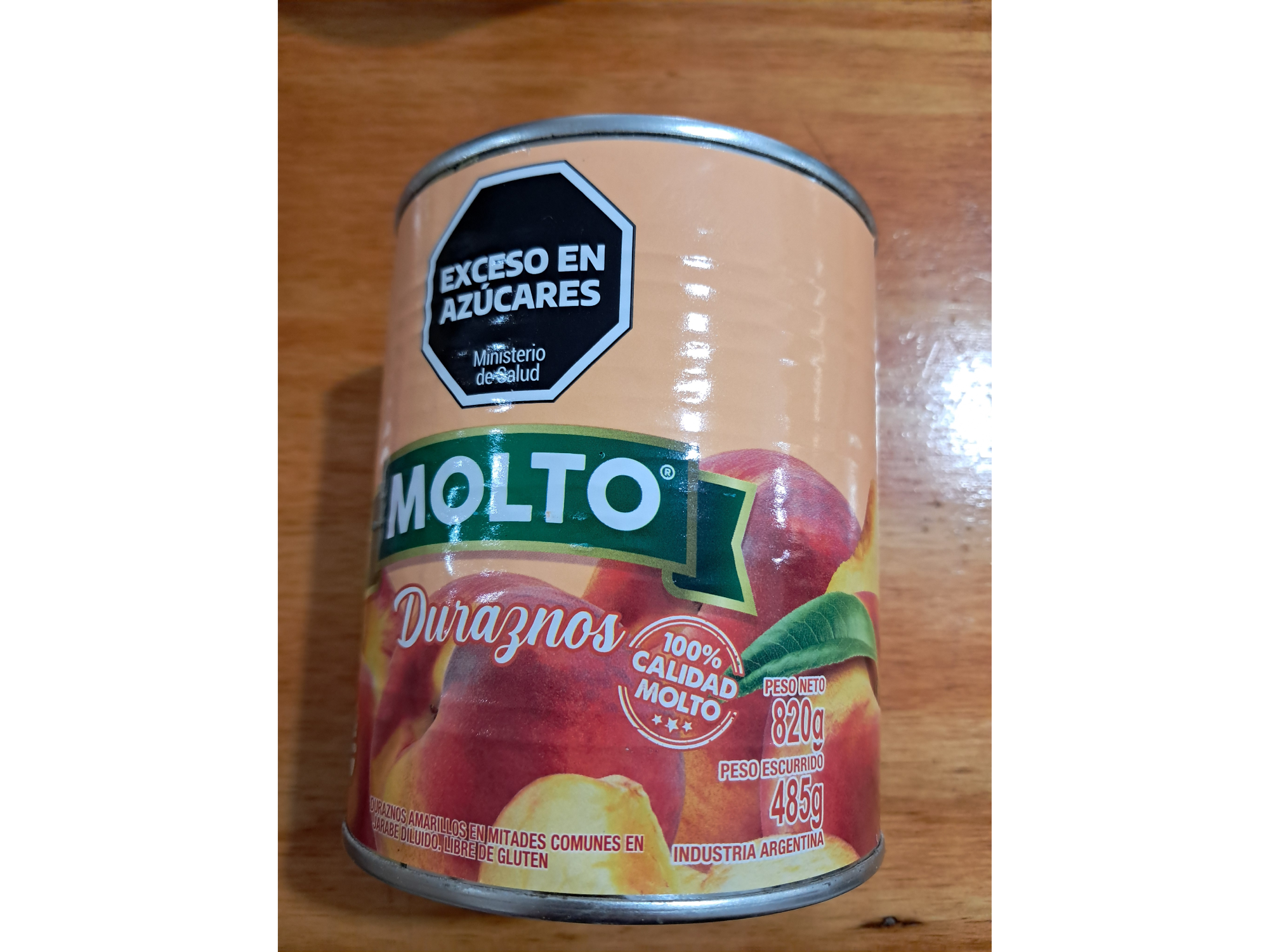 Durazno en Lata Molto 820gm