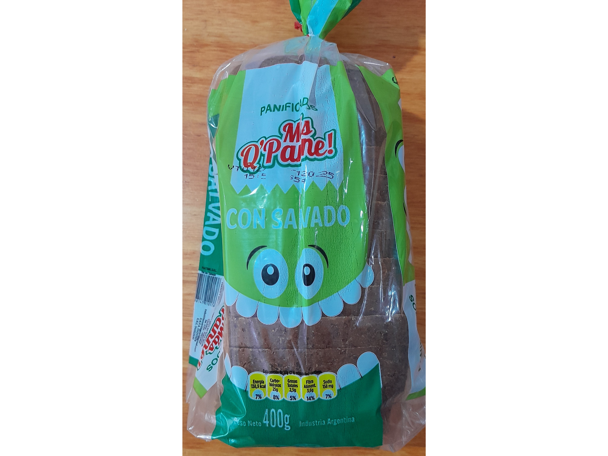 Pan Lactal MasQ ' Pan