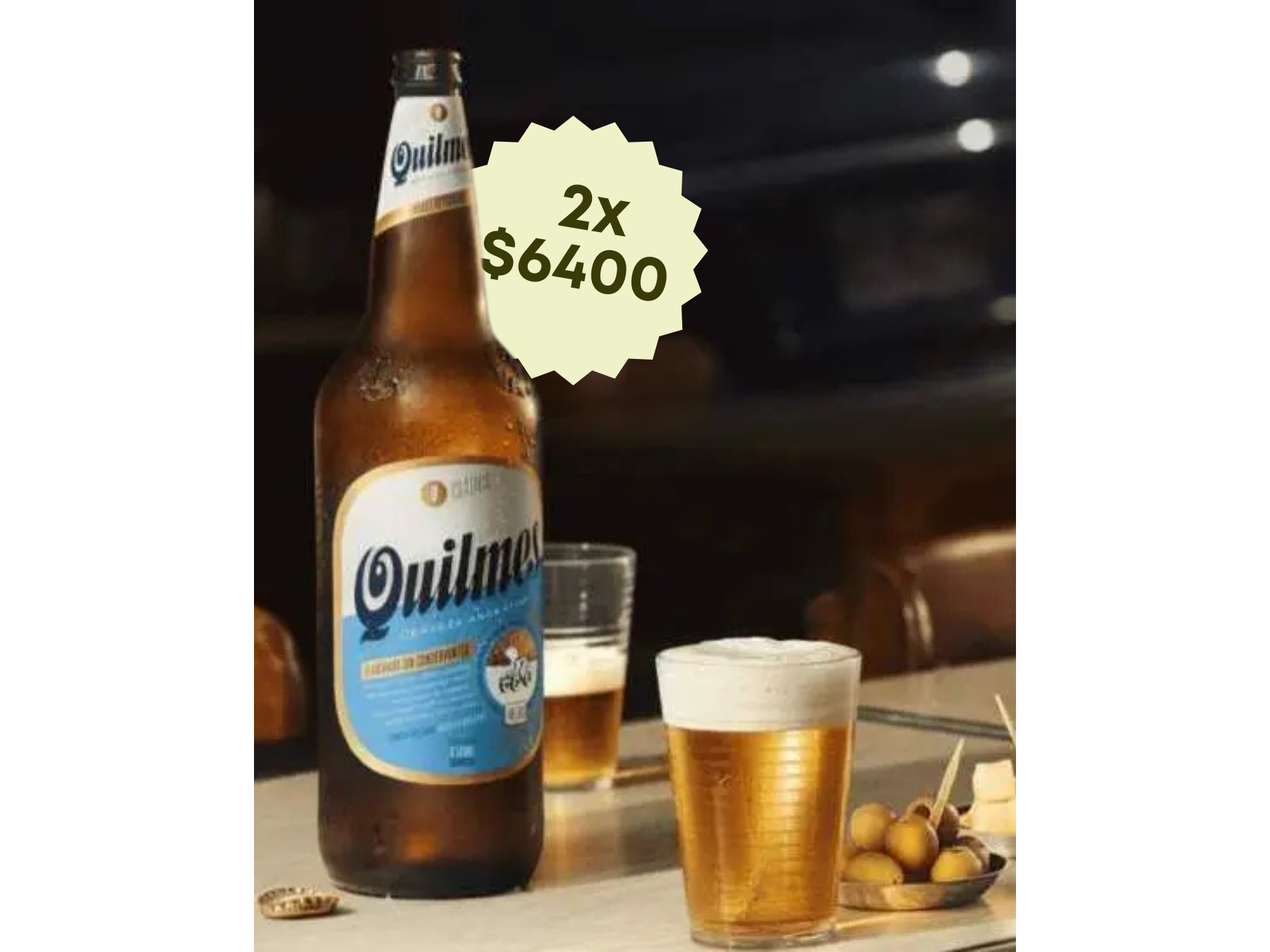 2 Quilmes Clasicas Retornable 1L