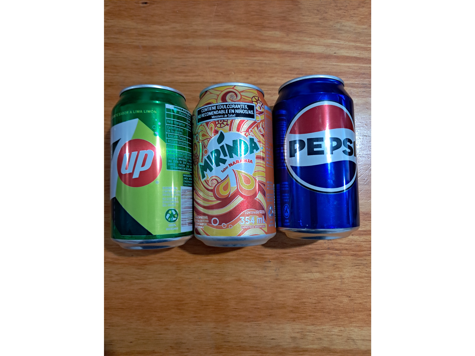 Linea pepsi Latas