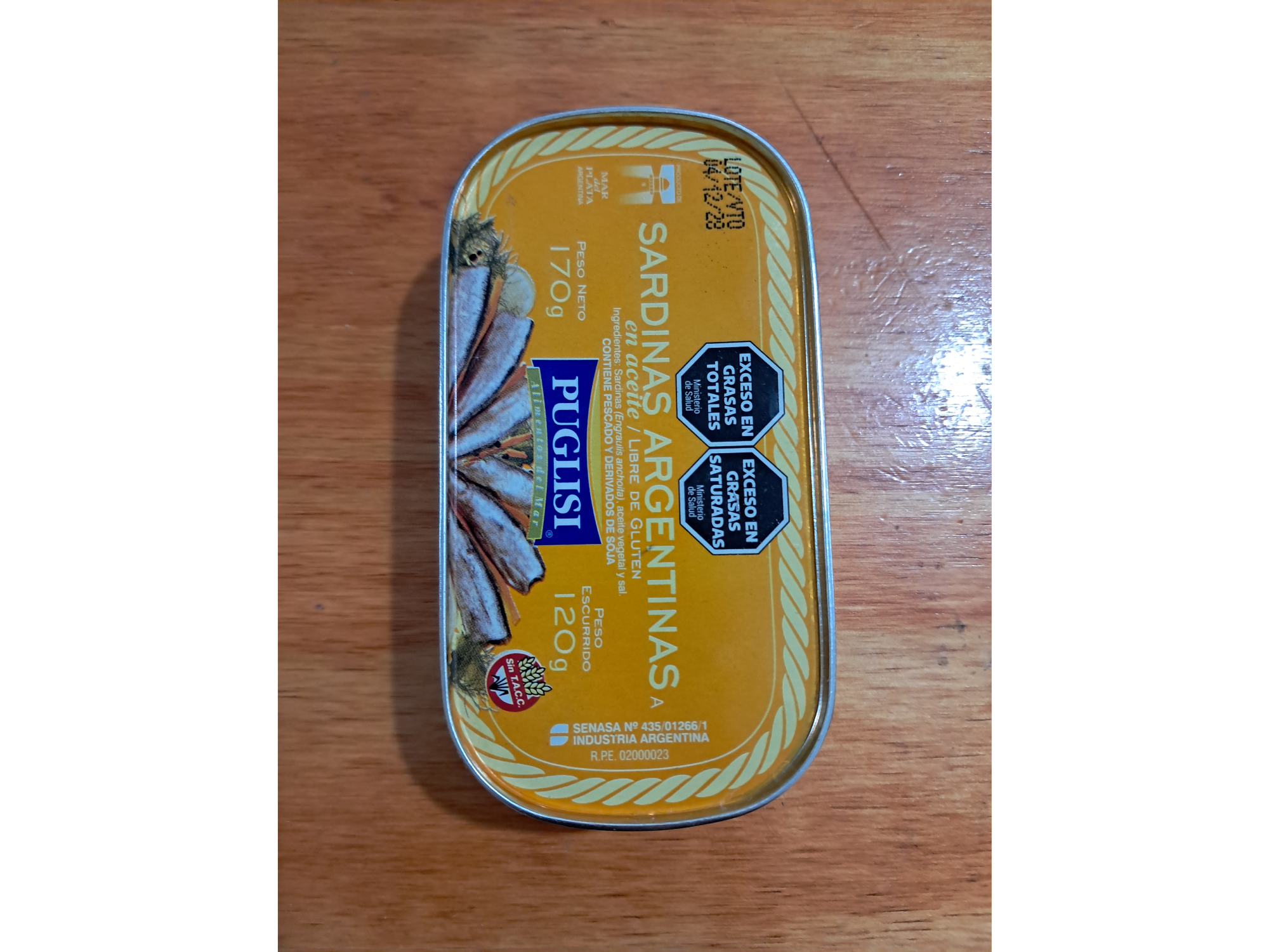 Sardinas Puglisi 170gm