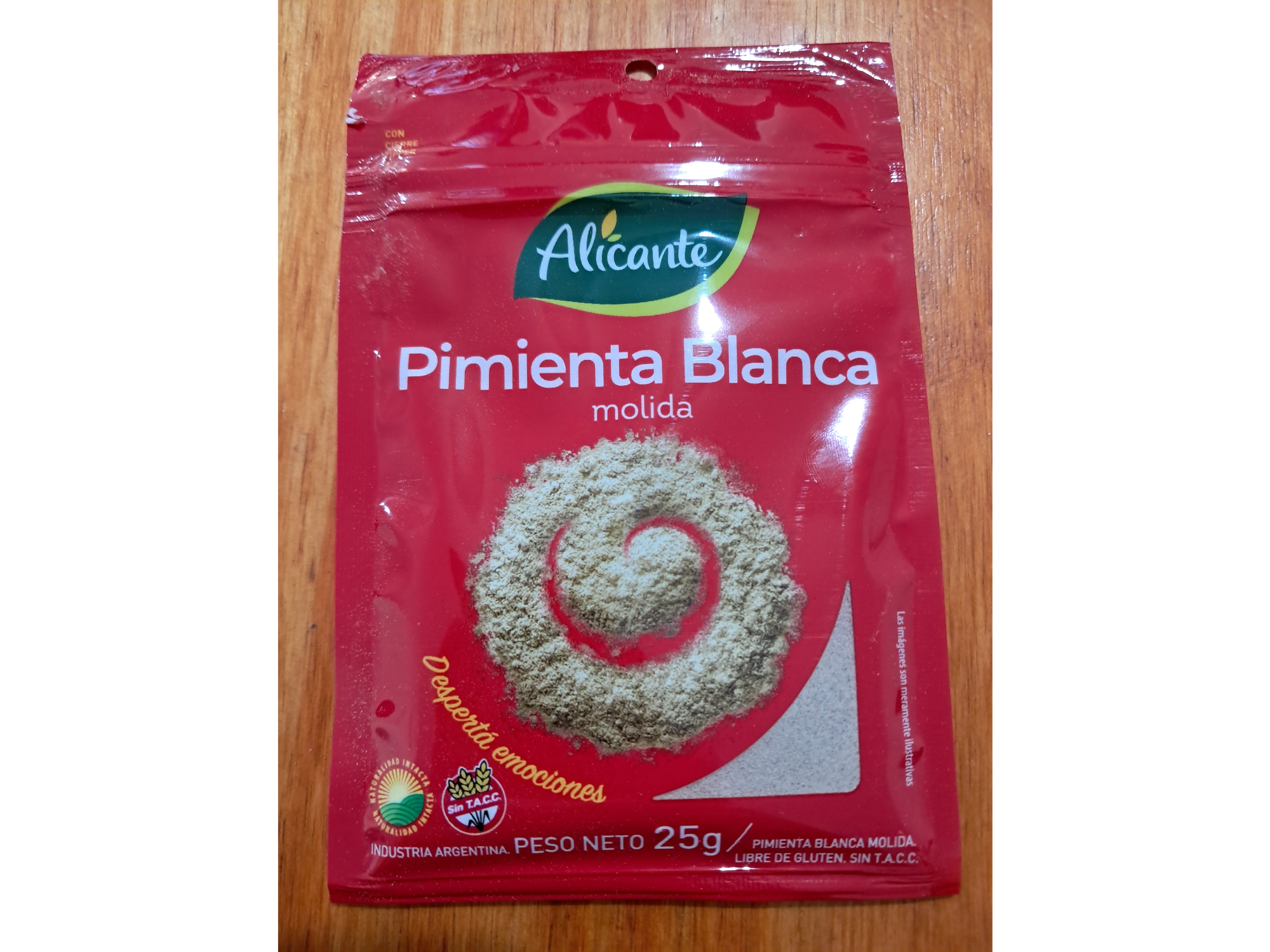 Pimienta blanca alicante 25gm