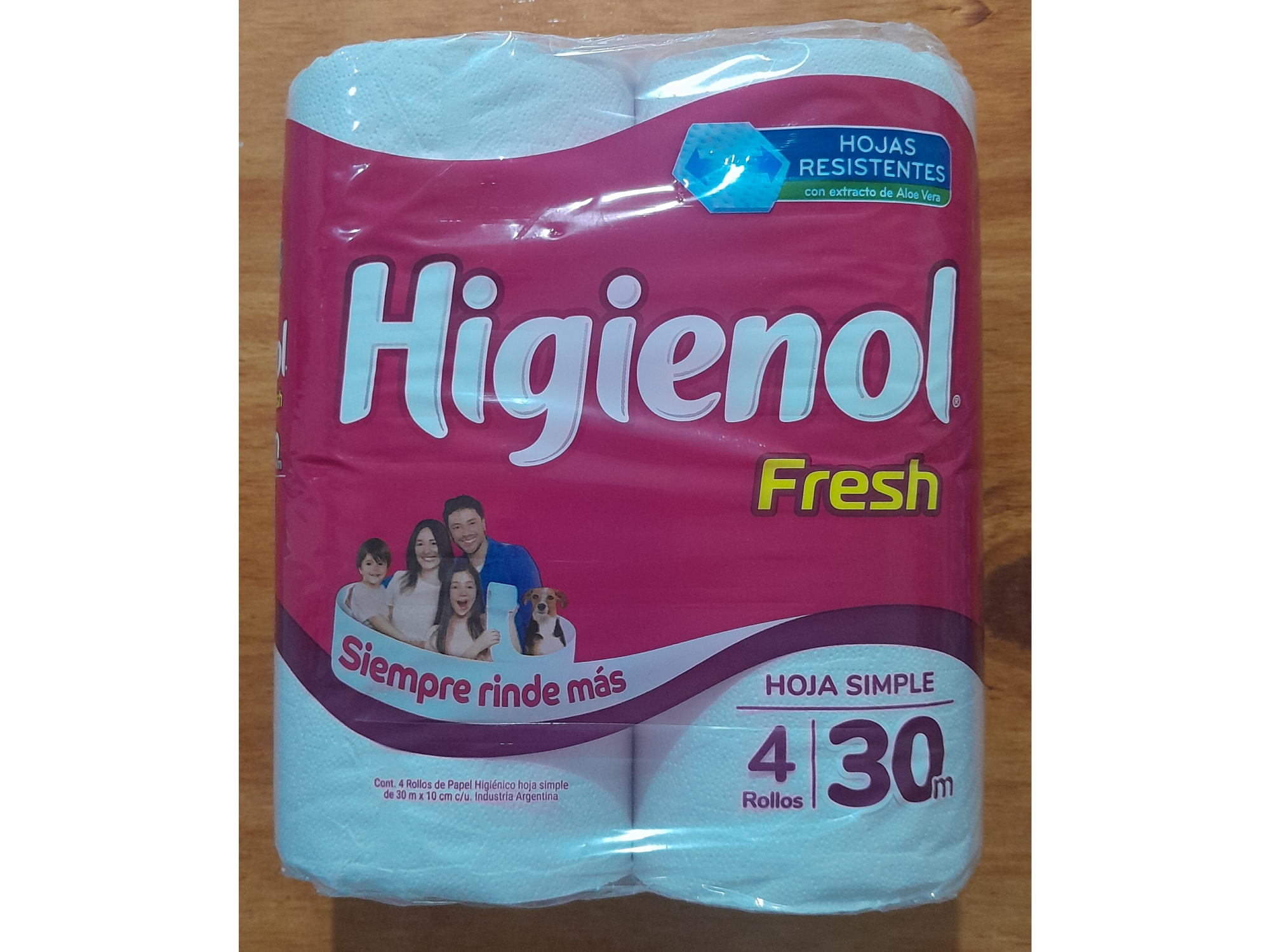 Papel Higienol 4 rollos x 30m