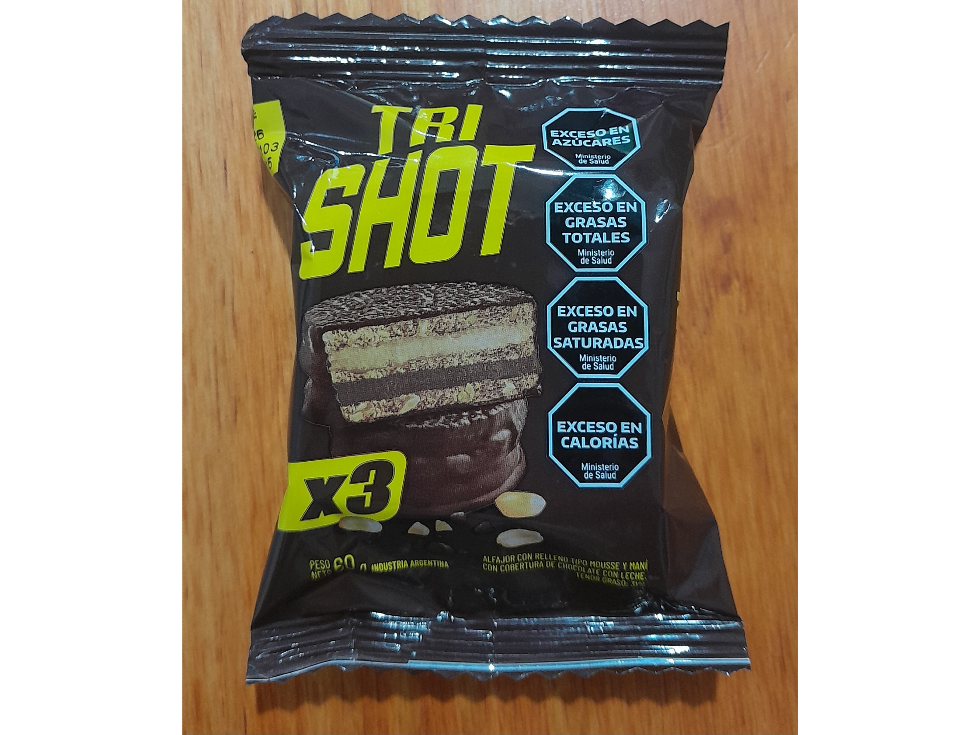 Alfajor Tri Shot 60g