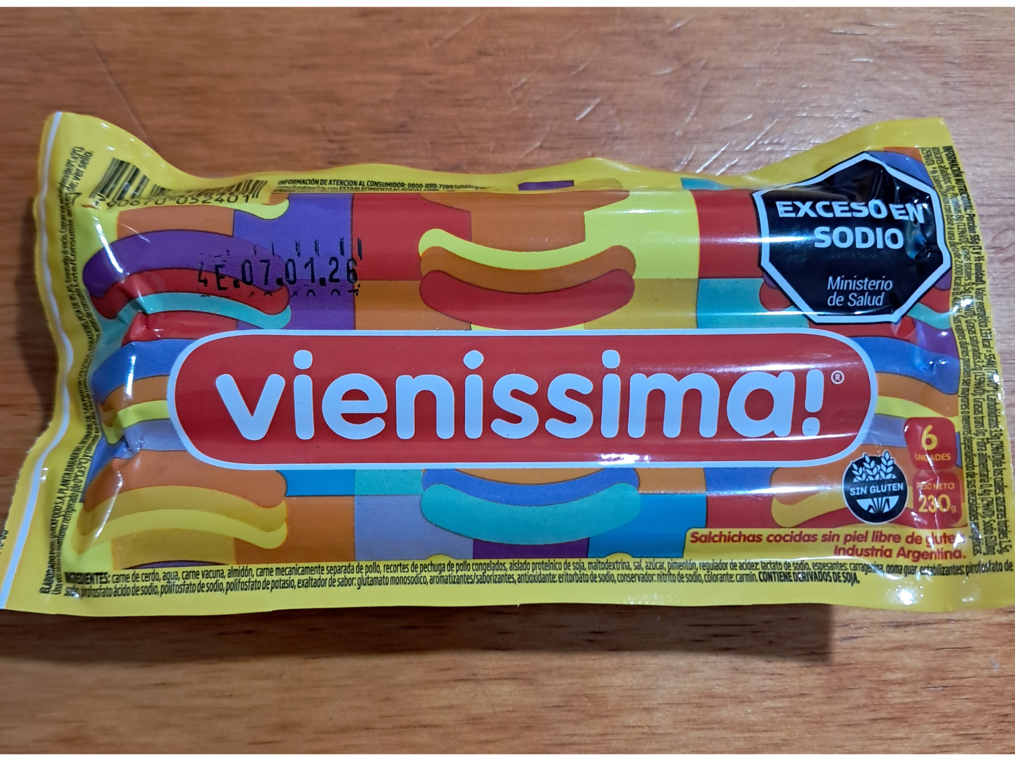 Salchicha vienissima 6u