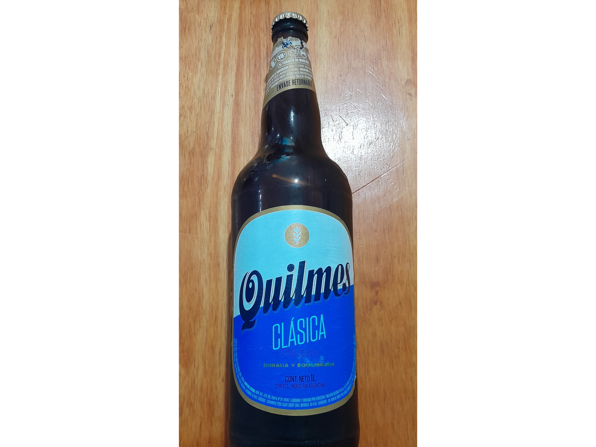 Cerveza Quilmes Retornable 1L.
