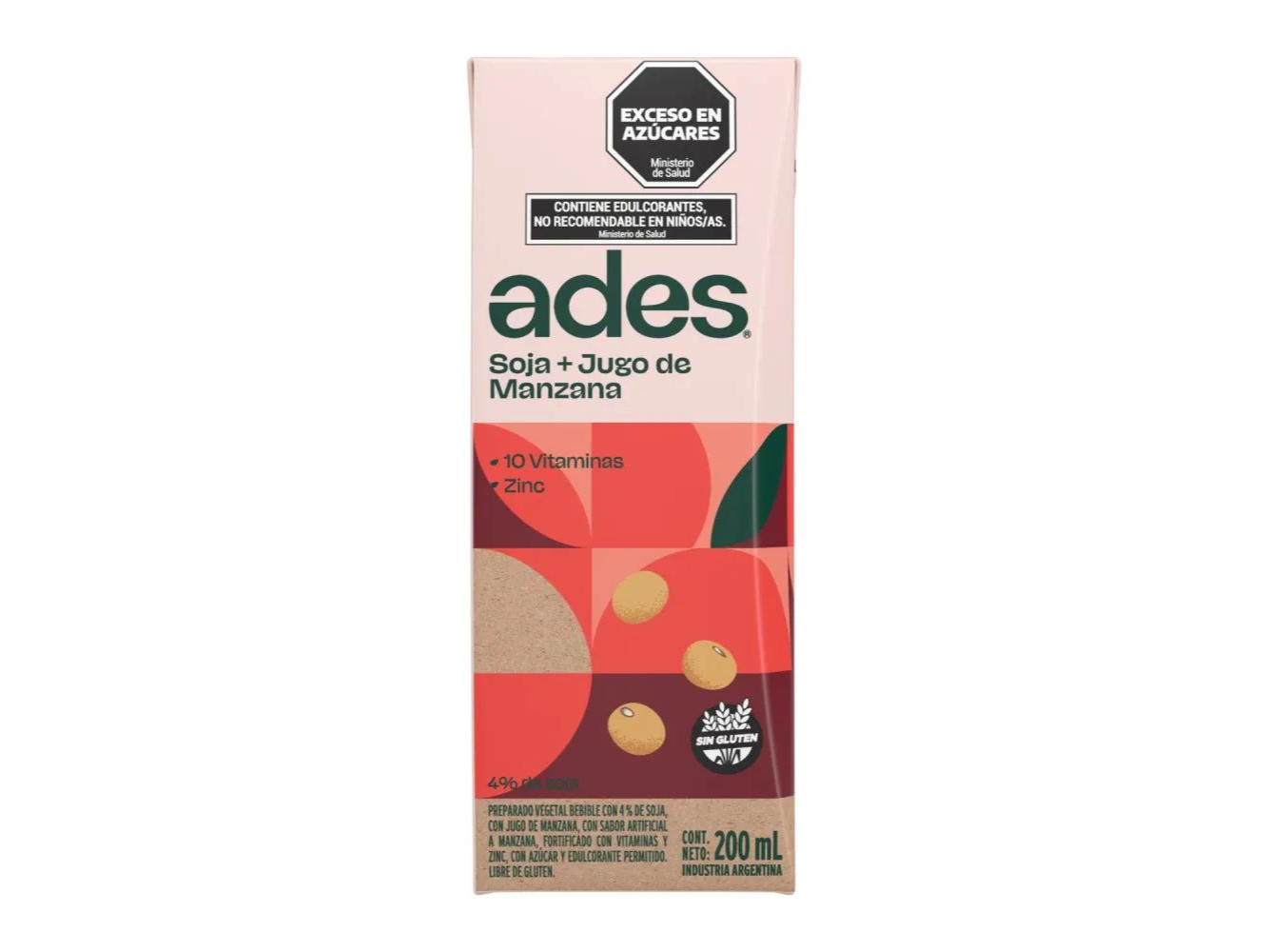Jugo Ades de Soja 200 ml