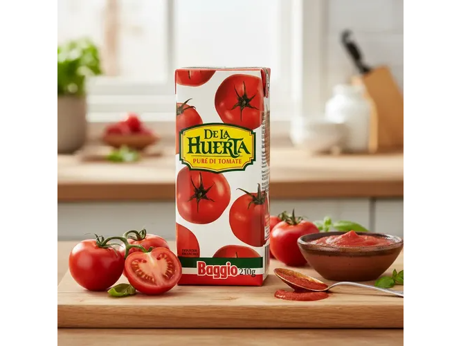 Pure de tomate DE LA HUERTA x 210 gr